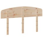 vidaXL Čelo postele 140 cm masívna borovica – Obrázok 6