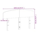 vidaXL Čelo postele 140 cm masívna borovica – Obrázok 9