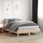 vidaXL Posteľ s matracom 120x200 cm borovicový masív – Obrázok 3