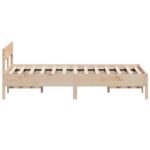 vidaXL Posteľ s matracom 120x200 cm borovicový masív – Obrázok 5
