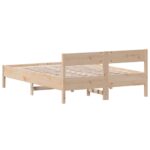 vidaXL Posteľ s matracom 120x200 cm borovicový masív – Obrázok 6