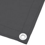 vidaXL Balkónová zástena antracitová 75x700 cm 100 % polyester oxford – Obrázok 4