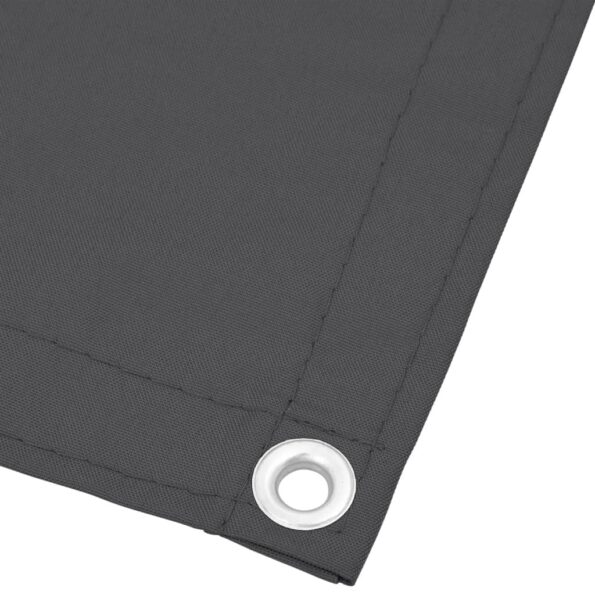 vidaXL Balkónová zástena antracitová 75x700 cm 100 % polyester oxford – Obrázok 4
