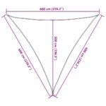vidaXL Tienidlo bledosivé 6x6x6 m 100% polyester oxfordská látka – Obrázok 10