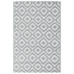 vidaXL Vonkajší koberec ARAKIL sivý 120x180 cm PP – Obrázok 2