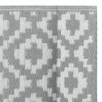 vidaXL Vonkajší koberec ARAKIL sivý 120x180 cm PP – Obrázok 5