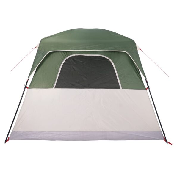 vidaXL Kempingový stan chatka 4 osoby zelený vodoodolný – Obrázok 8