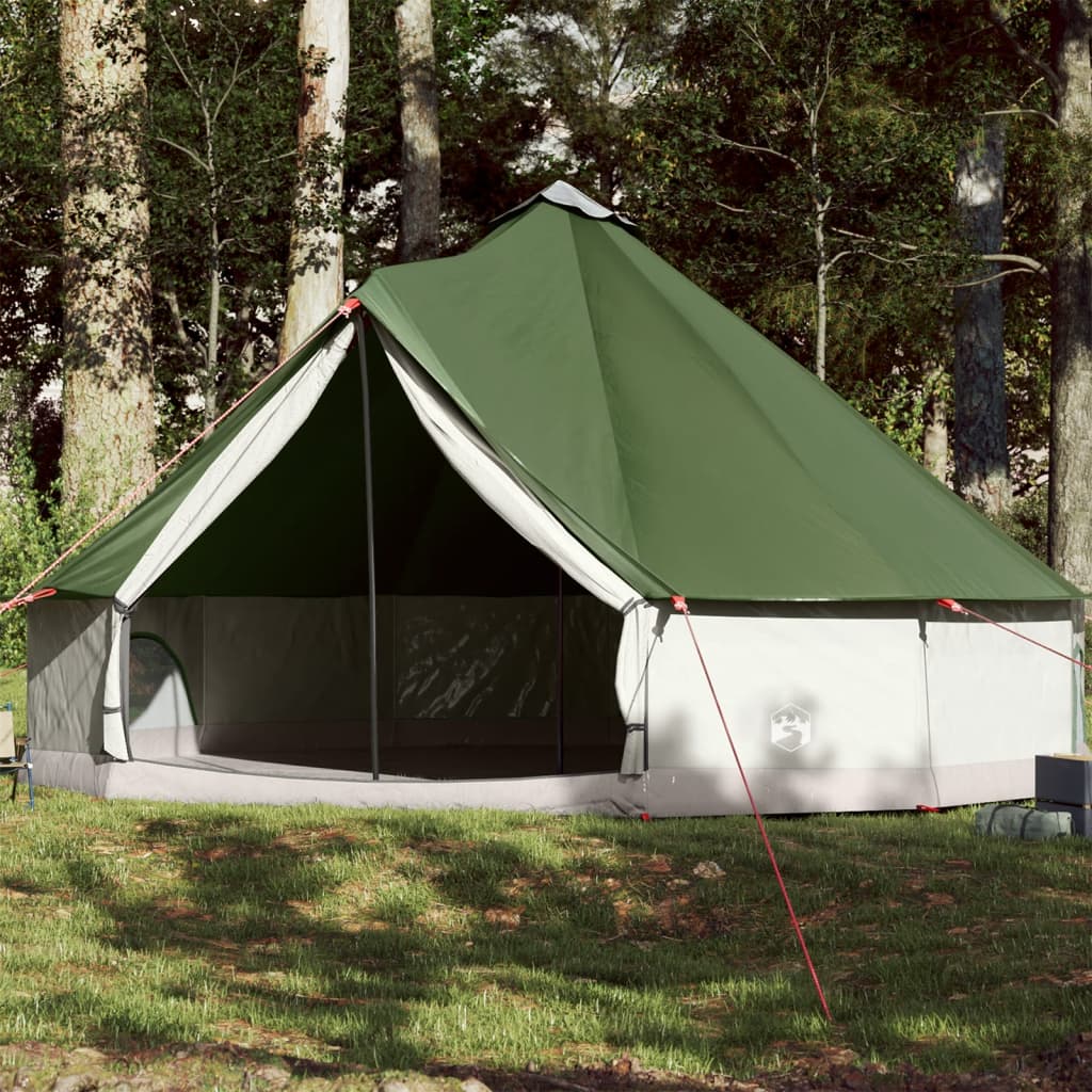 VXL8721012446281_m_en_hd_1.jpg vidaXL Rodinný stan tipi 12 osôb zelený vodeodolný – Obrázok 1