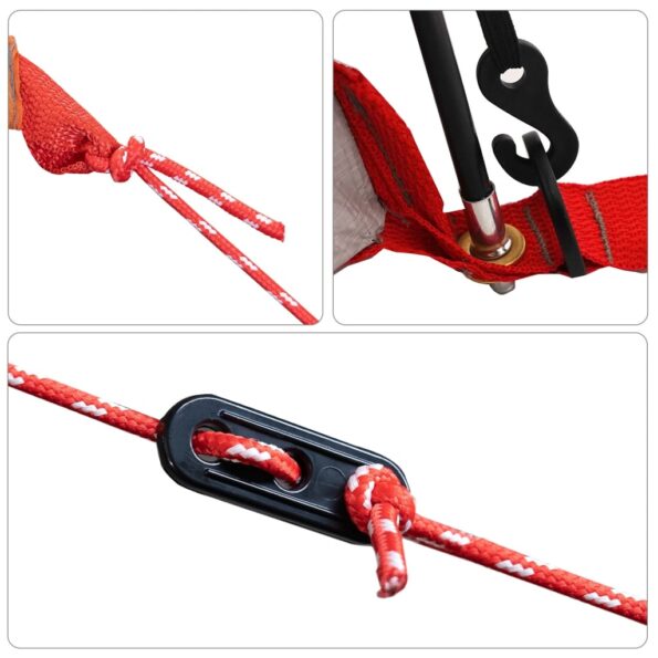 vidaXL Kempingový stan tunelový 1 osoba modrý vodeodolný – Obrázok 11