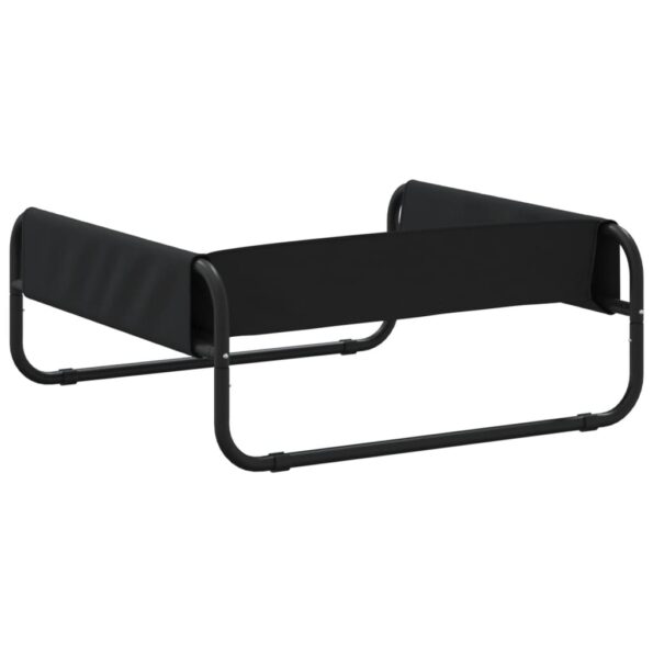 vidaXL Vyvýšený pelech pre psov antracitový oxfordská látka a oceľ – Obrázok 7