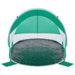 vidaXL Plážový stan 2 osoby morský zelený vyskakovací vodotesný – Obrázok 5