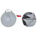 vidaXL Plážový stan 2 osoby sivý vyskakovací vodotesný – Obrázok 9