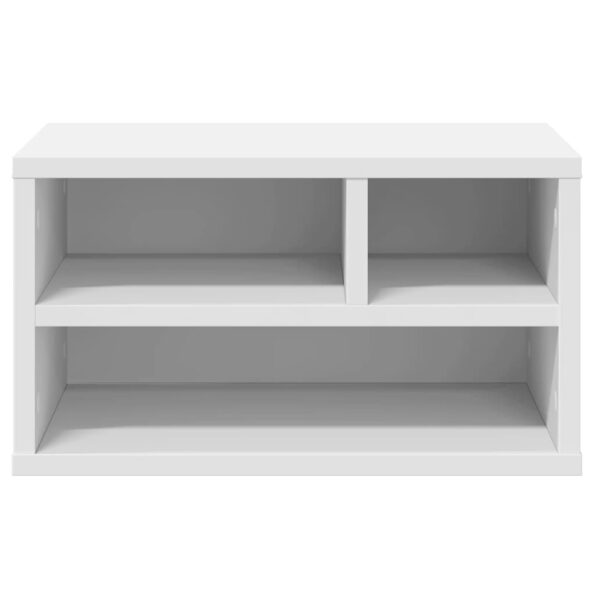 vidaXL Stojan na tlačiareň biely 40x32x22,5 cm kompozitné drevo – Obrázok 5