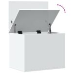vidaXL Úložný box biely 60x42x46 cm kompozitné drevo – Obrázok 8