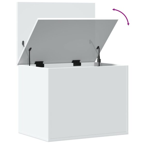 vidaXL Úložný box biely 60x42x46 cm kompozitné drevo – Obrázok 8