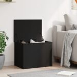 vidaXL Úložný box čierny 60x42x46 cm kompozitné drevo – Obrázok 3