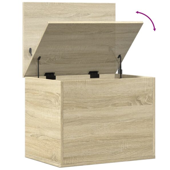 vidaXL Úložný box dub sonoma 60x42x46 cm kompozitné drevo – Obrázok 8