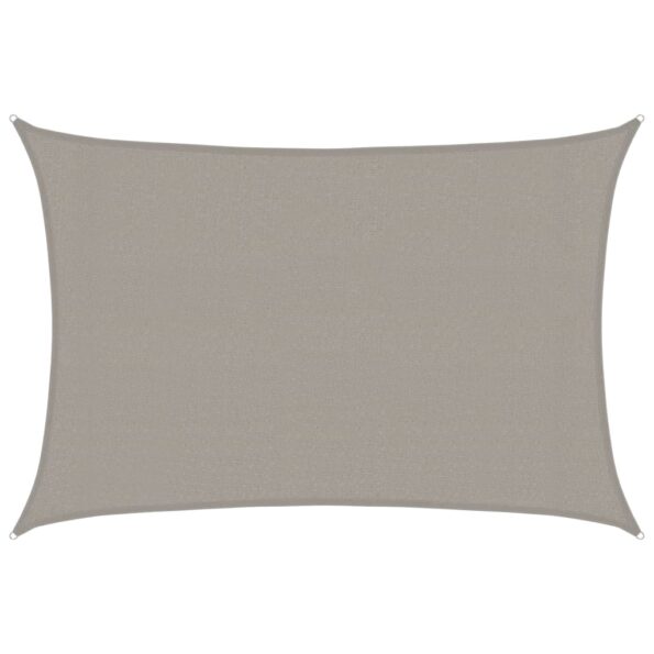 vidaXL Tieniaca plachta 160 g/m² obdĺžniková bledosivá 3x4 m HDPE – Obrázok 2