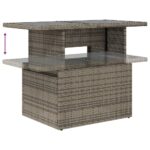 vidaXL 8-dielna záhradná súprava pohoviek s vankúšmi sivá polyratanová – Obrázok 7