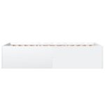 vidaXL Posteľný rám biely 75x190 cm kompozitné drevo – Obrázok 5