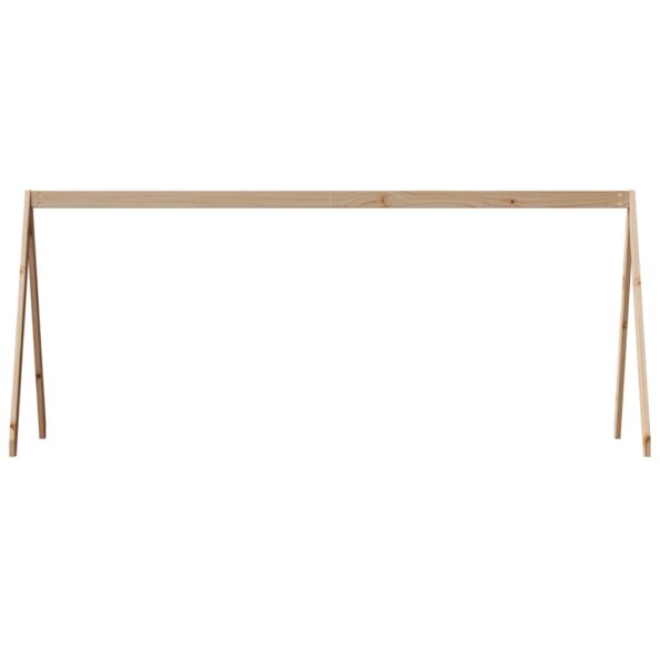 vidaXL Strecha na detskú posteľ 209x85,5x88 cm borovicový masív – Obrázok 4