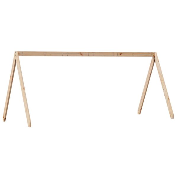 vidaXL Strecha na detskú posteľ 209x85,5x88 cm borovicový masív – Obrázok 6