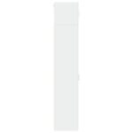 vidaXL Úzka úložná skrinka biela 30x42,5x225 cm kompozitné drevoÚ – Obrázok 7