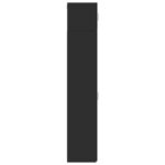 vidaXL Úzka úložná skrinka čierna 30x42,5x225 cm kompozitné drevo – Obrázok 7