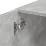 vidaXL Úzka úložná skrinka betónová 30x42,5x225 cm kompozitné drevo – Obrázok 10