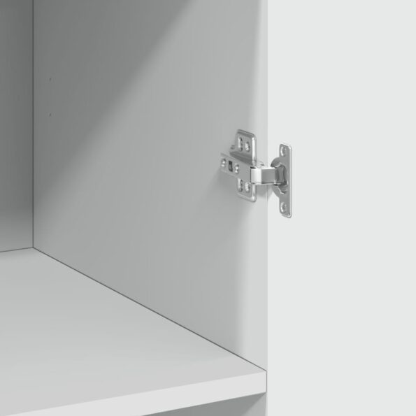 vidaXL Úložná skrinka biela 70x42,5x225 cm kompozitné drevo – Obrázok 9