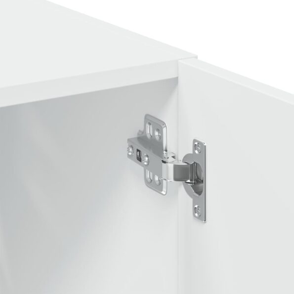 vidaXL Úložná skrinka biela 70x42,5x225 cm kompozitné drevo – Obrázok 11