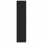 vidaXL Vysoká skrinka, čierna 30x42,5x185 cm, kompozitné drevo – Obrázok 5