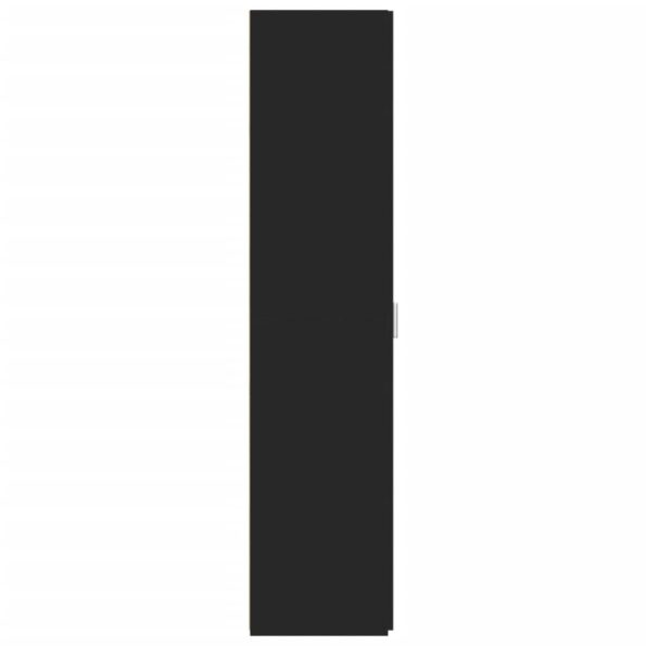 vidaXL Vysoká skrinka, čierna 30x42,5x185 cm, kompozitné drevo – Obrázok 5