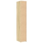 vidaXL Vysoká skrinka, dub sonoma 30x42,5x185 cm, kompozitné drevo – Obrázok 6