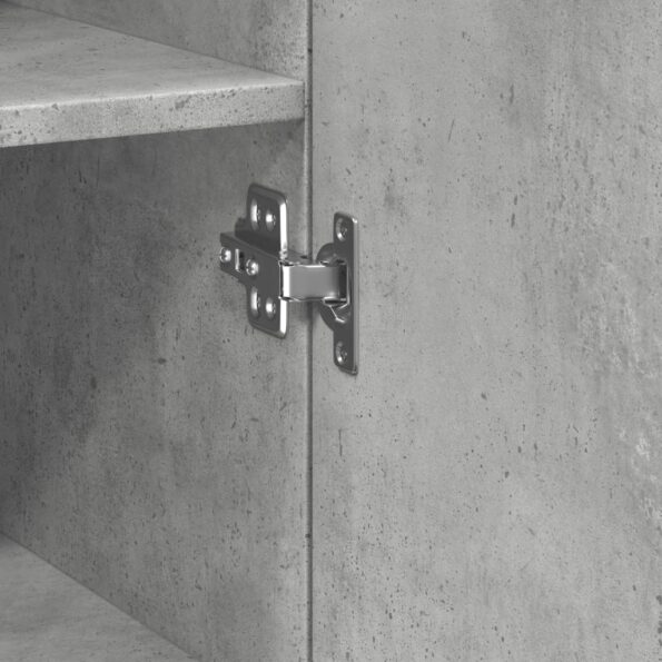 vidaXL Vysoká skrinka, betónovo sivá 30x42,5x185 cm, kompozitné drevo – Obrázok 8