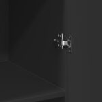 vidaXL Vysoká skrinka čierna 70x42,5x185 cm kompozitné drevo – Obrázok 7