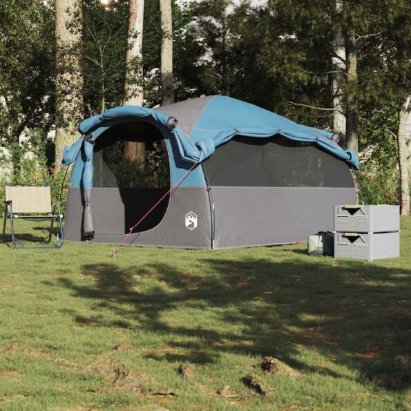 vidaXL Rodinný stan tunelový 6 osôb modrý vodeodolný – Obrázok 3