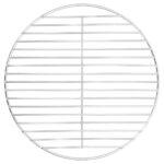 vidaXL Grilovací rošt okrúhly Ø34,5 cm 304 nerezová oceľ