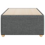 vidaXL Posteľný rám tmavosivý 90x200 cm látka – Obrázok 4
