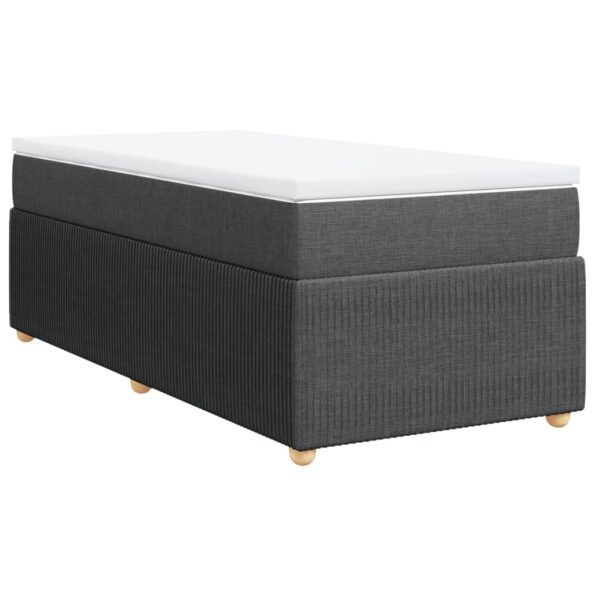 VXL8721102704222_a_en_hd_1.jpg vidaXL Boxspring posteľ s matracom tmavosivá 90x200 cm látka – Obrázok 2
