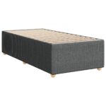 vidaXL Boxspring posteľ s matracom tmavosivá 90x200 cm látka – Obrázok 7