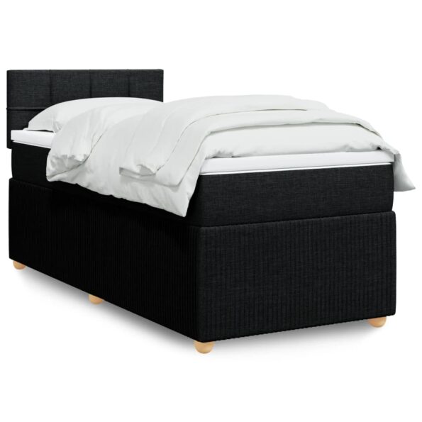 VXL8721102722233_m_en_hd_1.jpg vidaXL Posteľný rám boxspring s matracom čierny 90x200 cm látka – Obrázok 1