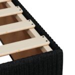 vidaXL Posteľný rám boxspring s matracom čierny 90x200 cm látka – Obrázok 11