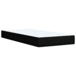 vidaXL Posteľný rám boxspring s matracom čierny 90x200 cm látka – Obrázok 10