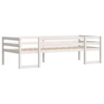 vidaXL Rám detskej postele biely 90x200 cm masívna borovica – Obrázok 2