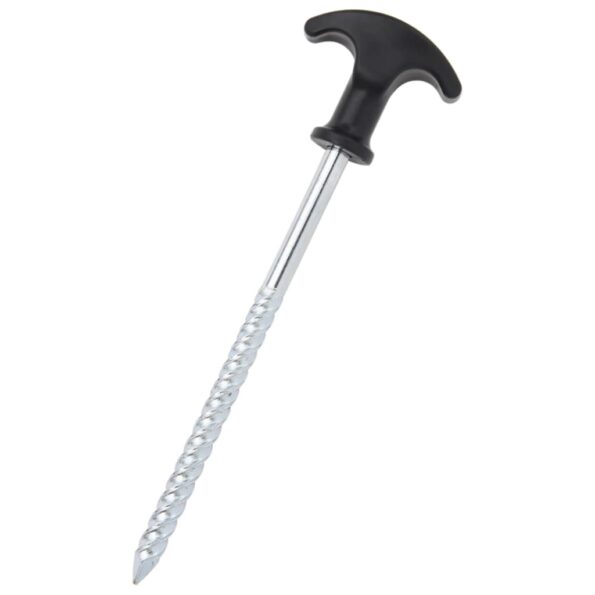 vidaXL Stanové kolíky 24 ks 17 cm Ø7 mm pozinkovaná oceľ – Obrázok 2