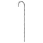 vidaXL Stanové kolíky 12 ks 41,5 cm Ø12 mm pozinkovaná oceľ – Obrázok 3