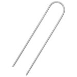 vidaXL Stanové kolíky v tvare U 50 ks 15x3,5 cm pozinkovaná oceľ – Obrázok 2