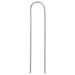 vidaXL Stanové kolíky v tvare U 50 ks 15x3,5 cm pozinkovaná oceľ – Obrázok 3