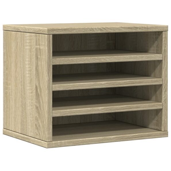 vidaXL Organizér na stôl dub sonoma 36x26x29,5 cm kompozitné drevo – Obrázok 2